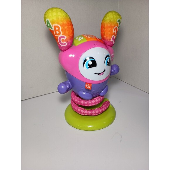 Fisher-Price DJ Bouncin Beats Interactive Musical Learning Toy with Lights - Picture 2 of 16